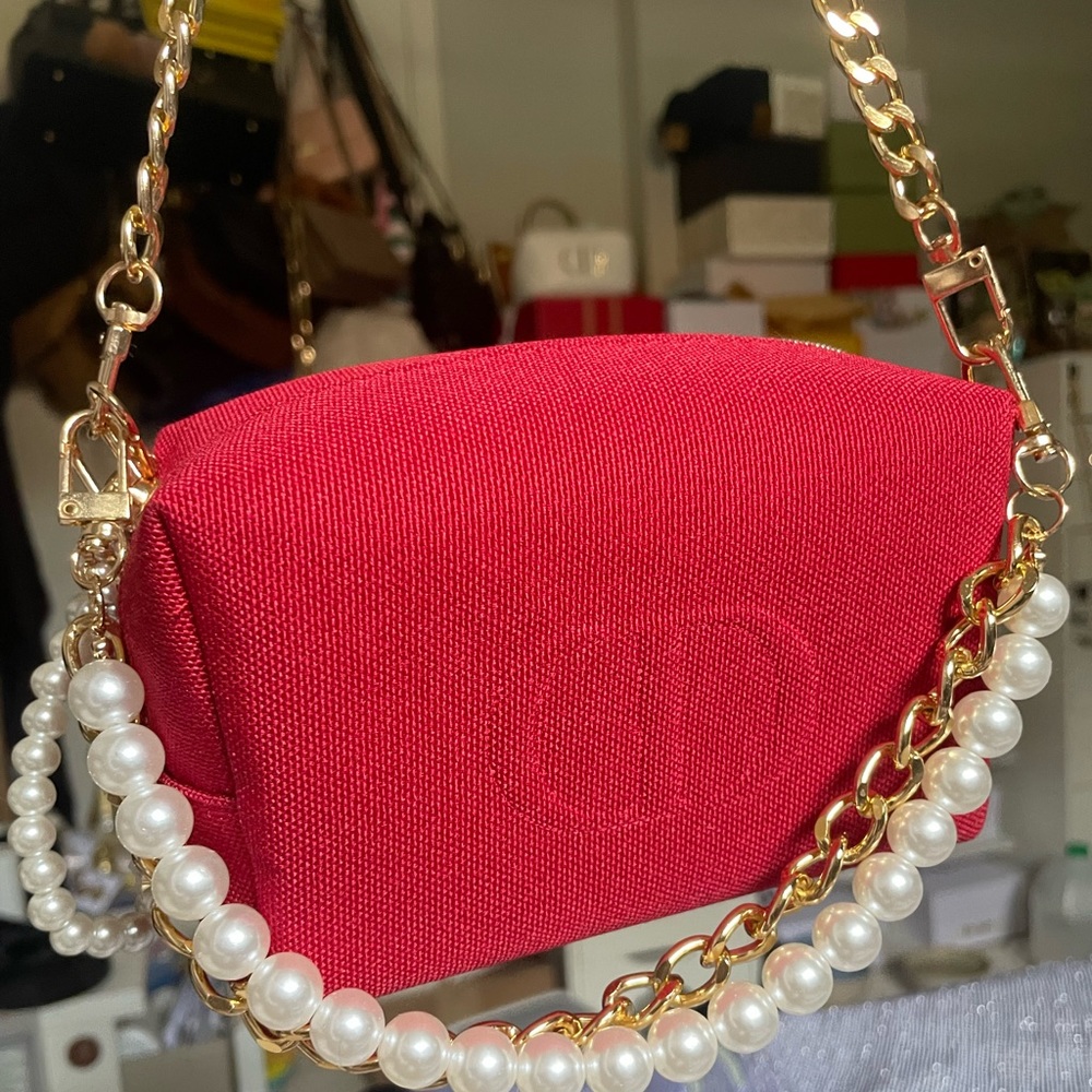 Authentic DIOR Red Pouch - Picture 3 of 5